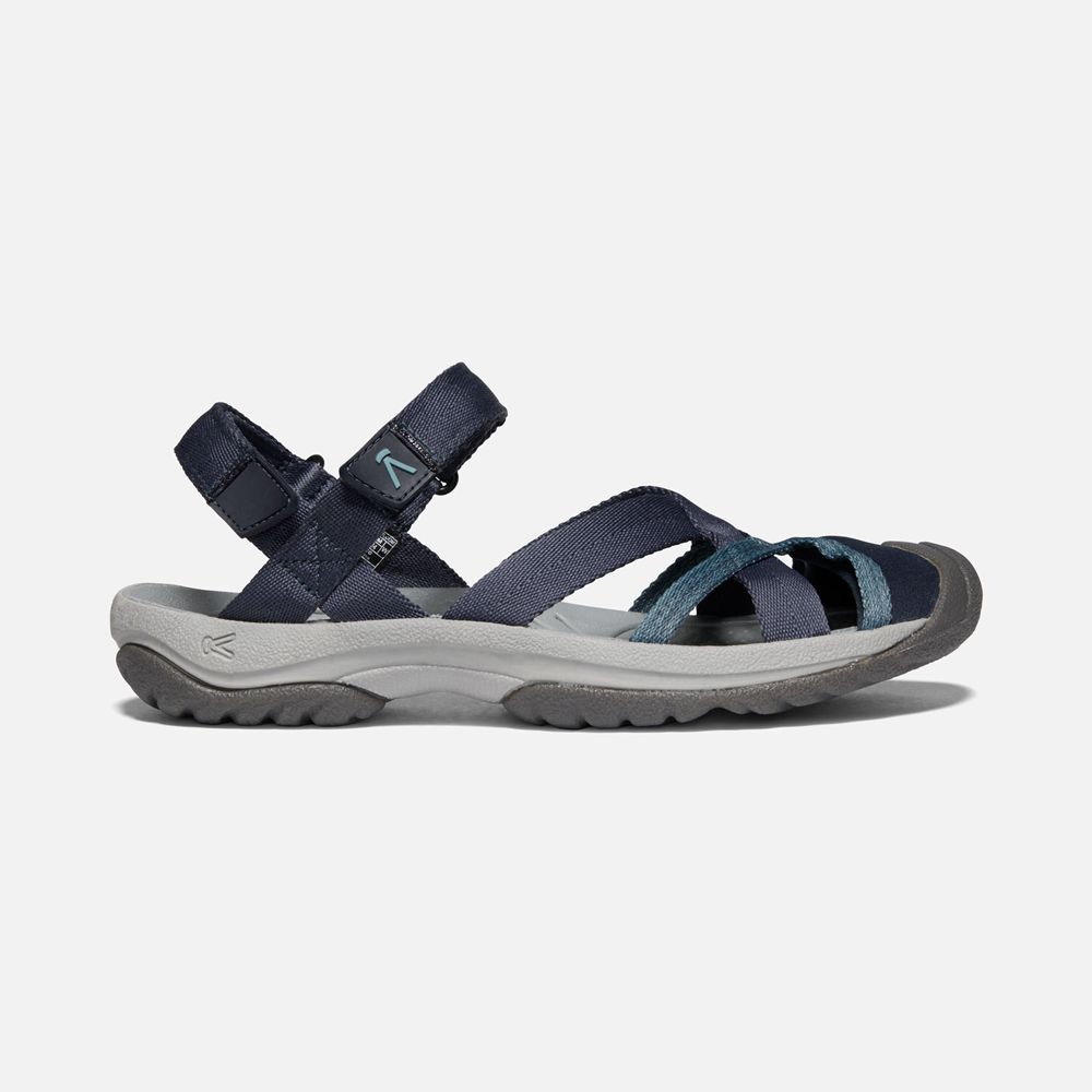 Sandales À Bride Keen Femme Bleu Marine | Kira Ankle | SBCXE-6391